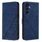 For Samsung Galaxy A17 5G Crossbody 3D Embossed Flip Leather Phone Case(Blue) - 2