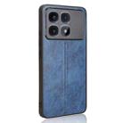 For Redmi K70 Ultra Cow Pattern Sewing Back Cover Phone Case(Blue) - 3