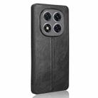 For Redmi Note 14 Pro 5G Cow Pattern Sewing Back Cover Phone Case(Black) - 3
