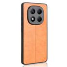 For Redmi Note 14 Pro 4G Cow Pattern Sewing Back Cover Phone Case(Yellow) - 3