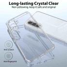 For Samsung Galaxy A36 5G Scratchproof Acrylic TPU Phone Case(Transparent) - 3