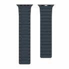 For Apple Watch SE 2023 44mm Magnetic Silicone Watch Band(Midnight) - 2