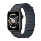 For Apple Watch SE 2023 40mm Magnetic Silicone Watch Band(Midnight) - 1