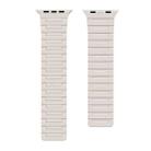 For Apple Watch Series 9 41mm Magnetic Silicone Watch Band(Starlight) - 2