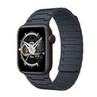 For Apple Watch SE 40mm Magnetic Silicone Watch Band(Midnight) - 1