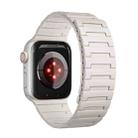 For Apple Watch Series 6 44mm Magnetic Silicone Watch Band(Starlight) - 3
