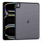 For iPad Pro 11 2024 Ming Shield Series PC Hybrid TPU Tablet Case(Black) - 1