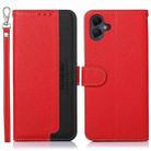 For Samsung Galaxy A06 4G KHAZNEH Litchi Texture Leather RFID Phone Case(Red) - 1