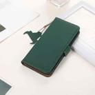 For Samsung Galaxy A56 5G Genuine Leather Magnetic RFID Leather Phone Case(Green) - 2