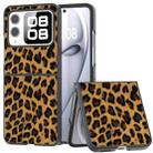 For Huawei nova Flip Black Frame Leopard Phone Case(Leopard Print) - 1