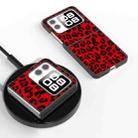 For Huawei nova Flip Black Frame Leopard Phone Case(Red Leopard) - 2