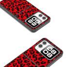 For Huawei nova Flip Black Frame Leopard Phone Case(Red Leopard) - 3