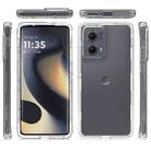 For Motorola Edge 5G 2024 Clear TPU Hybrid PC Shockproof Phone Case(Transparent) - 2