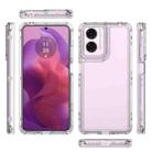 For Motorola Moto G24 Clear TPU Hybrid PC Shockproof Phone Case(Transparent) - 2