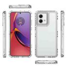 For Motorola Moto G84 5G Clear TPU Hybrid PC Shockproof Phone Case(Transparent) - 2