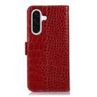 For Samsung Galaxy A17 5G Crocodile Top Layer Cowhide Leather Phone Case(Red) - 3