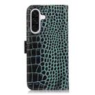 For Samsung Galaxy A17 5G Crocodile Top Layer Cowhide Leather Phone Case(Green) - 3