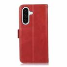 For Samsung Galaxy A17 5G Magnetic Crazy Horse Texture Genuine Leather RFID Phone Case(Red) - 3