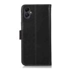 For Samsung Galaxy A07 5G Magnetic Crazy Horse Texture Genuine Leather RFID Phone Case(Black) - 3