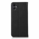 For Samsung Galaxy A07 5G KHAZNEH Nappa Top Layer Cowhide Leather Phone Case(Black) - 3