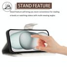 For Realme 14 Pro 5G Rhombic Texture Flip Leather Phone Case with Lanyard(White) - 3