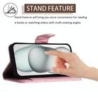 For Realme 14 Pro 5G Rhombic Texture Flip Leather Phone Case with Lanyard(Pink) - 3