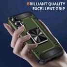 For Samsung Galaxy S23 FE 5G Shockproof Metal Holder Phone Case(Olive Green) - 3