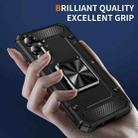For Samsung Galaxy S23 FE 5G Shockproof Metal Holder Phone Case(Black) - 3
