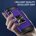 For Samsung Galaxy S23 FE 5G Shockproof Metal Holder Phone Case(Purple) - 3