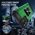 For Samsung Galaxy A04 Shockproof Metal Holder Phone Case(Green) - 2