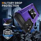 For Samsung Galaxy A04 Shockproof Metal Holder Phone Case(Purple) - 2