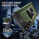 For Samsung Galaxy A14 5G Shockproof Metal Holder Phone Case(Olive Green) - 2