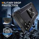 For Samsung Galaxy A14 5G Shockproof Metal Holder Phone Case(Black) - 2