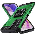 For Samsung Galaxy A23 Shockproof Metal Holder Phone Case(Green) - 1