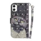 For Samsung Galaxy A06 4G 3D Colored Horizontal Flip Leather Phone Case(Hug Cat) - 3