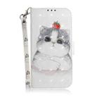 For Samsung Galaxy A06 4G 3D Colored Horizontal Flip Leather Phone Case(Cute Cat) - 2