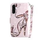 For Samsung Galaxy A36 5G / A56 5G 3D Colored Horizontal Flip Leather Phone Case(Butterfly High-heeled) - 3