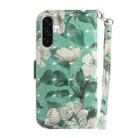 For Samsung Galaxy A36 5G / A56 5G 3D Colored Horizontal Flip Leather Phone Case(Watercolor Flower) - 3