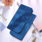 For Samsung Galaxy A26 5G Seven-shaped Embossed Leather Phone Case(Blue) - 2