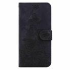 For Samsung Galaxy A26 5G Lily Embossed Leather Phone Case(Black) - 3