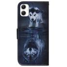 For Samsung Galaxy A06 4G Coloured Drawing Flip Leather Phone Case(Wolf and Dog) - 3