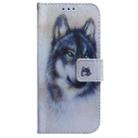 For Samsung Galaxy A16 5G Coloured Drawing Flip Leather Phone Case(White Wolf) - 2