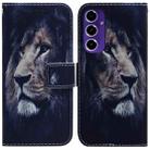 For Samsung Galaxy A16 5G Coloured Drawing Flip Leather Phone Case(Lion) - 1