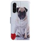 For Samsung Galaxy A26 5G Coloured Drawing Flip Leather Phone Case(Pug) - 3
