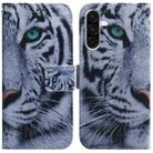 For Samsung Galaxy A36 5G / A56 5G Coloured Drawing Flip Leather Phone Case(Tiger) - 1