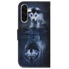 For Samsung Galaxy A36 5G / A56 5G Coloured Drawing Flip Leather Phone Case(Wolf and Dog) - 3