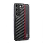 For Samsung Galaxy S24 FE 5G LC.IMEEKE 3 in 1 Carbon Fiber Texture Shockproof Phone Case(Black) - 3