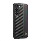 For Samsung Galaxy S25+ 5G LC.IMEEKE 3 in 1 Carbon Fiber Texture Shockproof Phone Case(Black) - 3