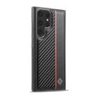 For Samsung Galaxy S25 Ultra 5G LC.IMEEKE 3 in 1 Carbon Fiber Texture Shockproof Phone Case(Black) - 3