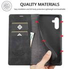 For Samsung Galaxy S24 FE 5G LC.IMEEKE Strong Magnetism Microfiber Leather Phone Case(Black) - 3